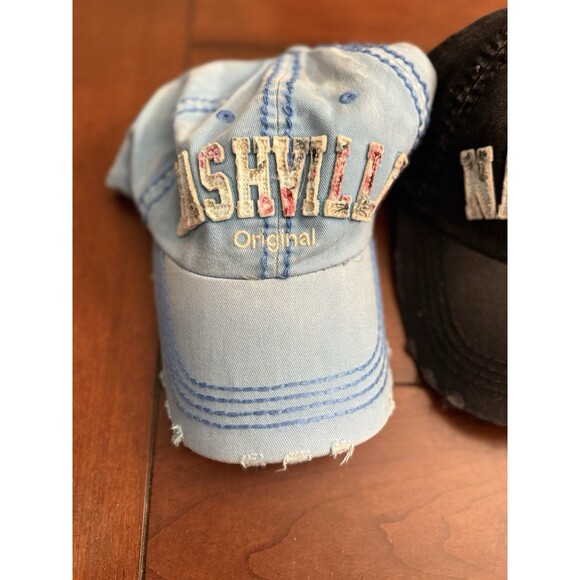 Bundle Of 3 Women’s Adjustable Nashville Hats - Picture 2 of 10